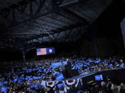 Barack Obama durante un acto de campaña en Bristow, Virginia. XINHUA  /