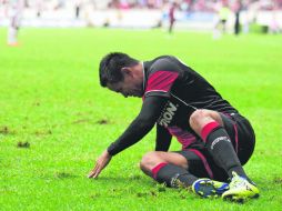 En el suelo. Atlas estuvo a punto de ganar como local en la jornada 16; Pubela empató el partido en los últimos minutos. MEXSPORT  /