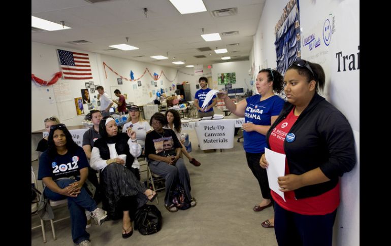 En uno de los Estados claves para la elección estadounidense, Virginia, 54% del electorado es femenino.XINHUA  /