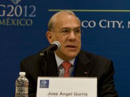 Gurría dice que México debe tener un esquema que no dependa del petróleo. XINHUA  /