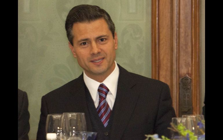 Enrique Peña Nieto, asistió a la 1ra. Sesión Plenaria del Consejo Nacional Banorte-Ixe. NOTIMEX  /