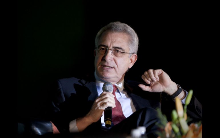 El ex presidente de México, Ernesto Zedillo, durante una reunión del consejo nacional del Grupo Financiero Banorte. XINHUA  /