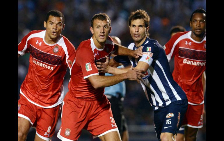 El partido en el estadio Tecnológico fue muy cerrado. MEXSPORT  /