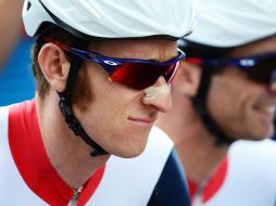 El ciclista británico Bradley Wiggins, salió hoy del hospital en el que había sido ingresado tras sufrir heridas. ARCHIVO  /