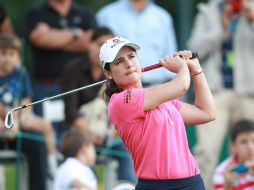 En la imagen la golfista, Lorena Ochoa, anfitriona del torneo.  /