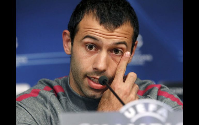 La casa del futbolista del FC Barcelona Javier Mascherano fue desvalijada por ladrones. ARCHIVO  /