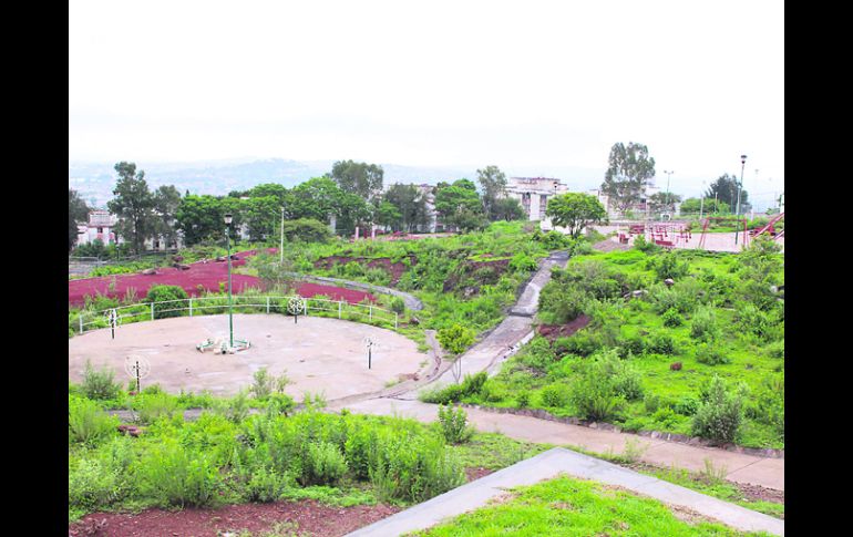 Un área de juegos. En la zona del parque ya había obras de tipo recreativo adelantadas desde hace meses.  /