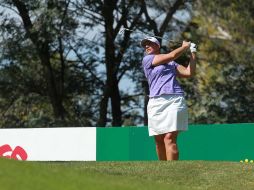 Angela Stanford supo mantener el paso en la segunda ronda del torneo.  /