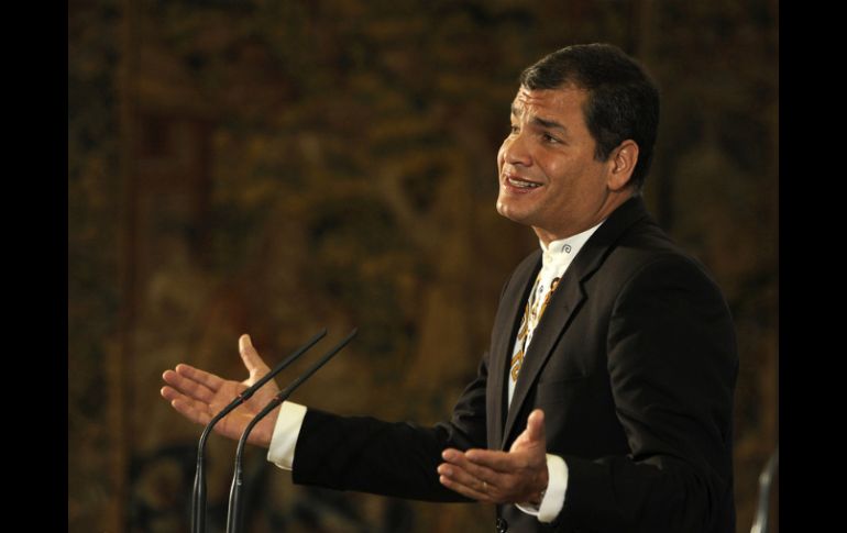 Alianza País postulará la reelección del presidente ecuatoriano Rafael Correa. ARCHIVO  /