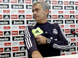 Mourinho enfatiza el hecho de que el Levante no pierde en casa desde abril pasado. EFE  /