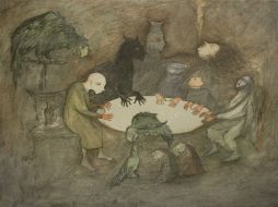 ''Sceance'', pintura de Leonora Carrington. ARCHIVO  /