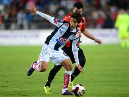 Emilio García, durante el juego de la semana 17 del torneo de Apertura 2012 de la Liga Mx. MEXSPORT  /