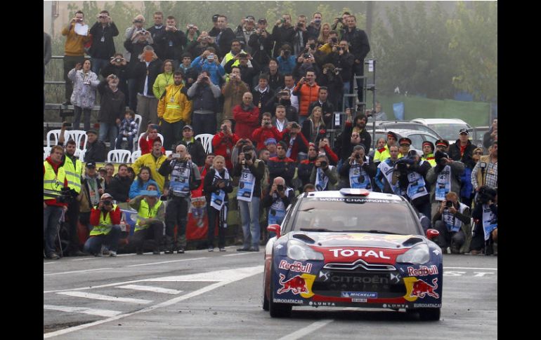 El francés Sebastien Loeb gana el Rally de Cataluña. EFE  /