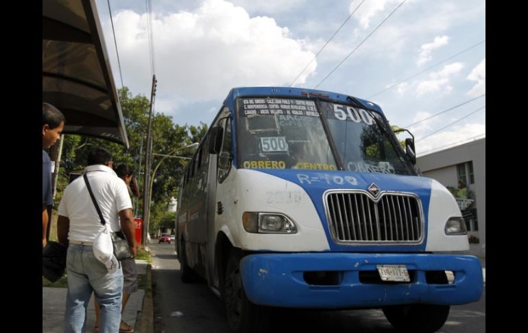 El Gobierno de Jalisco, a través de la SVyT promete que habrá servicio de transporte colectivo. ARCHIVO  /