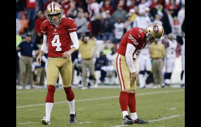 David Akers falló varias veces para darle la victoria a San Francisco. AP  /