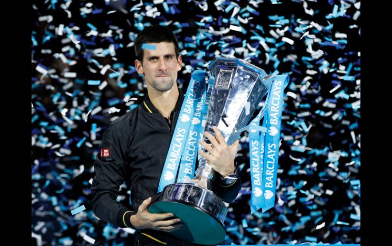 Novak Djokovic volvió a coronarse hoy con un título que ya ganó en 2008. AP  /