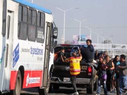 De 45 rutas del Servicio Subrogado de Sistecozome, sólo cuatro laboraron durante la suspensión.  /