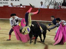 Diego Silveti sufrió la cornada en la corrida del domingo pasado en la Nuevo Progreso.  /