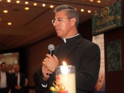 El representante del Arzobispado tapatío, Engelberto Polino destacó que es importante en la fe católica atender la pobreza.  /