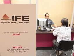 El IFE dará aviso a la Asociación Mexicana de Bancos. ARCHIVO  /