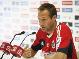 Van't Schip se mostró confiado de cara al primer partido que disputará Chivas en la Liguilla.  /