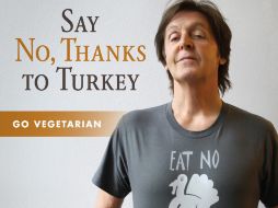 Comprometido con su ideología, Paul McCartney convoca a un día de Acción de Gracias vegetariano. ESPECIAL  /