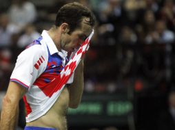 Stepanek señaló que en el segundo set fue capaz de reaccionar, pero ya era demasiado tarde. REUTERS  /