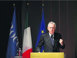 Primer ministro. Mario Monti no es querido por los italianos. AFP  /