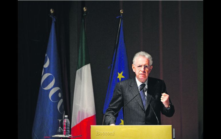 Primer ministro. Mario Monti no es querido por los italianos. AFP  /