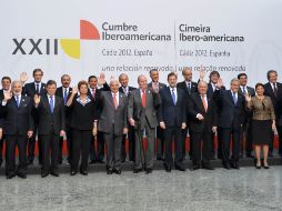 Concluye la XII Cumbre Iberoamérica, en Cádiz, España. XINHUA  /