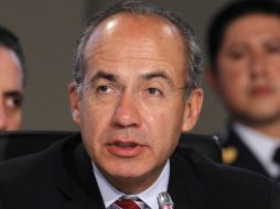 Felipe Calderón asistirá este domingo al gran premio de Fórmula 1 en Texas. AFP  /