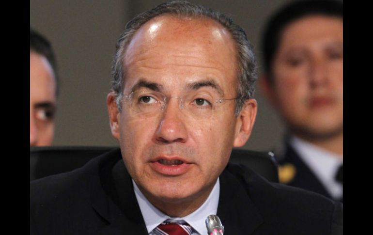 Felipe Calderón asistirá este domingo al gran premio de Fórmula 1 en Texas. AFP  /