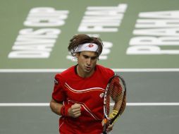 Ferrer deja así la eliminatoria para el último partido que deben disputar Nicolás Almagro y Radek Stepanek. AP  /