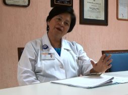 La doctora María del Carmen Maldonado Bernal, titular de la investigación de padecimientos gástricos con factores genéticos. ID  /