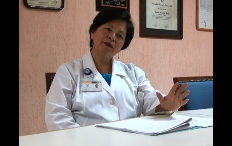 La doctora María del Carmen Maldonado Bernal, titular de la investigación de padecimientos gástricos con factores genéticos. ID  /