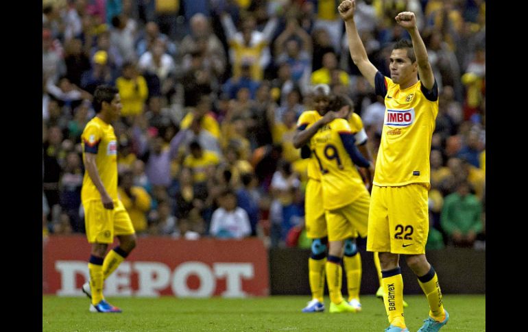 Las Águilas reciben al Toluca el próximo jueves a las 19:00 horas en la cancha del estadio Azteca. ARCHIVO  /