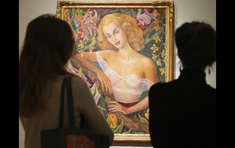 La segunda obra de Rivera que lidera la venta es el retrato de la actriz mexicana Linda Christian. REUTERS  /