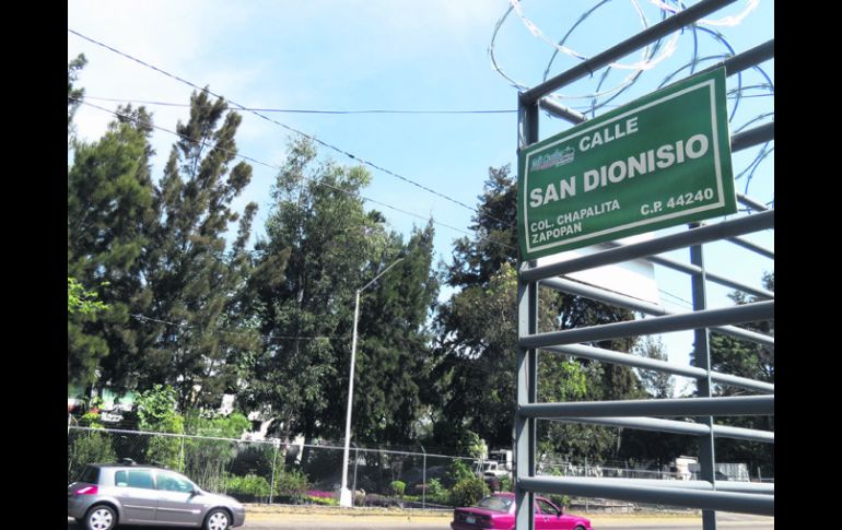 Límite de una futura ciclovía. El proyecto aprobado en 2010 cubría una longitud de casi ocho kilómetros para un parque lineal.  /