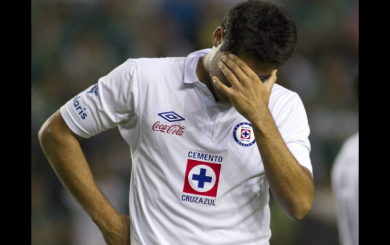 La decepción más reciente del Cruz Azul fue la derrota ante el Léon. ARCHIVO  /