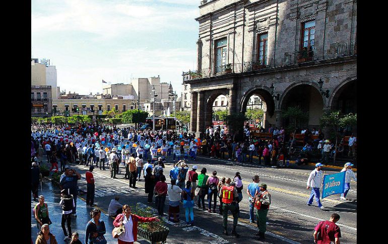 La fecha del desfile conmemorativo del 20 de Noviembre estaba marcada desde el inicio del ciclo escolar.  /