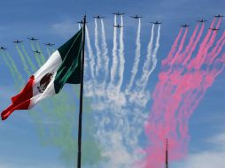 Imagen de actividades aéreas realizadas por militares en DF. NTX  /