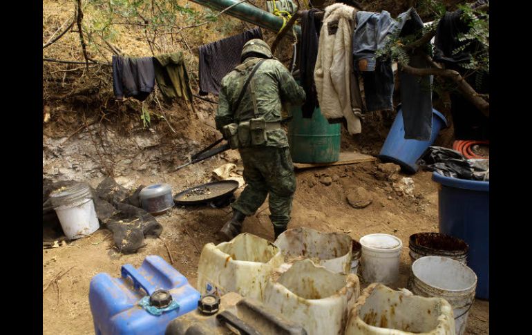 Se presume que las narcofabricas podrían pertenecer al Cartel de Jalisco Nueva Generación.  /