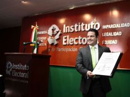 Aristóteles Sandoval agradeció la participación ciudadana en las elecciones del primero de julio.  /