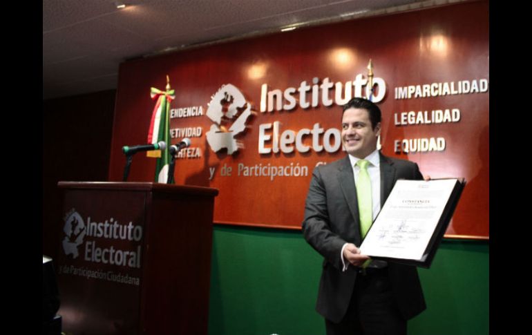 Aristóteles Sandoval agradeció la participación ciudadana en las elecciones del primero de julio.  /