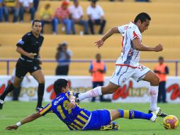 Acción del partido entre la Piedad y Lobos BUAP en la Liguilla del Ascenso MX. MEXSPORT  /