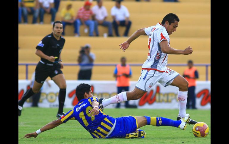 Acción del partido entre la Piedad y Lobos BUAP en la Liguilla del Ascenso MX. MEXSPORT  /