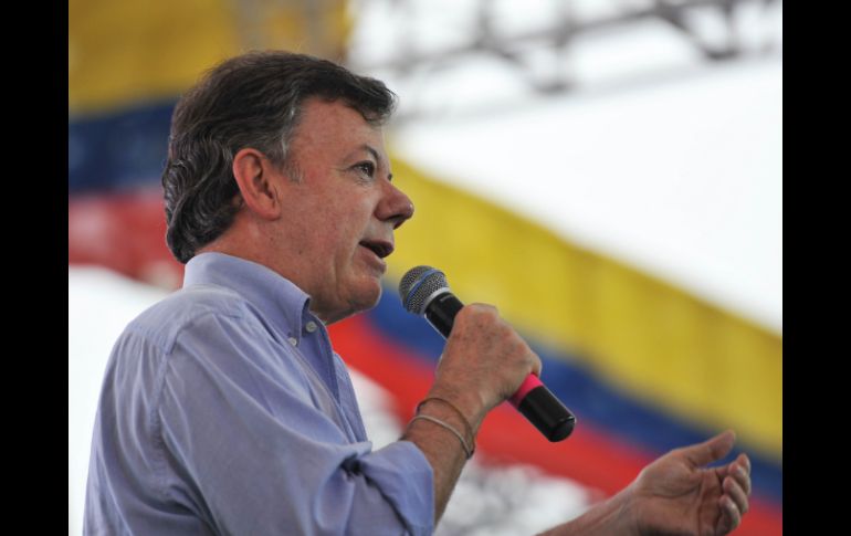 El presidente de Colombia, Juan Manuel Santos, analiza los recursos que da la Corte Internacional para saber que acción tomará. XINHUA  /