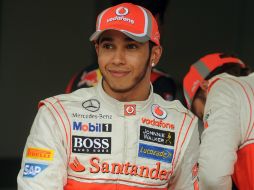 El británico Lewis Hamilton (McLaren) arrancará mañana desde el primer puesto en la formación de salida del GP de Brasil. AFP  /