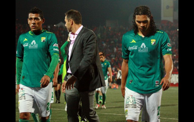 León marcó al menos un gol en todos los partidos del torneo, sin embargo ayer no pudo anotar. MEXSPORT  /