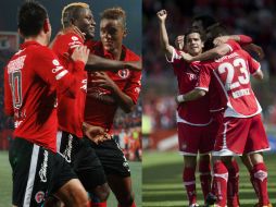 Tijuana (i) recibirá al Toluca (d) en el duelo de ida de la final. ESPECIAL  /